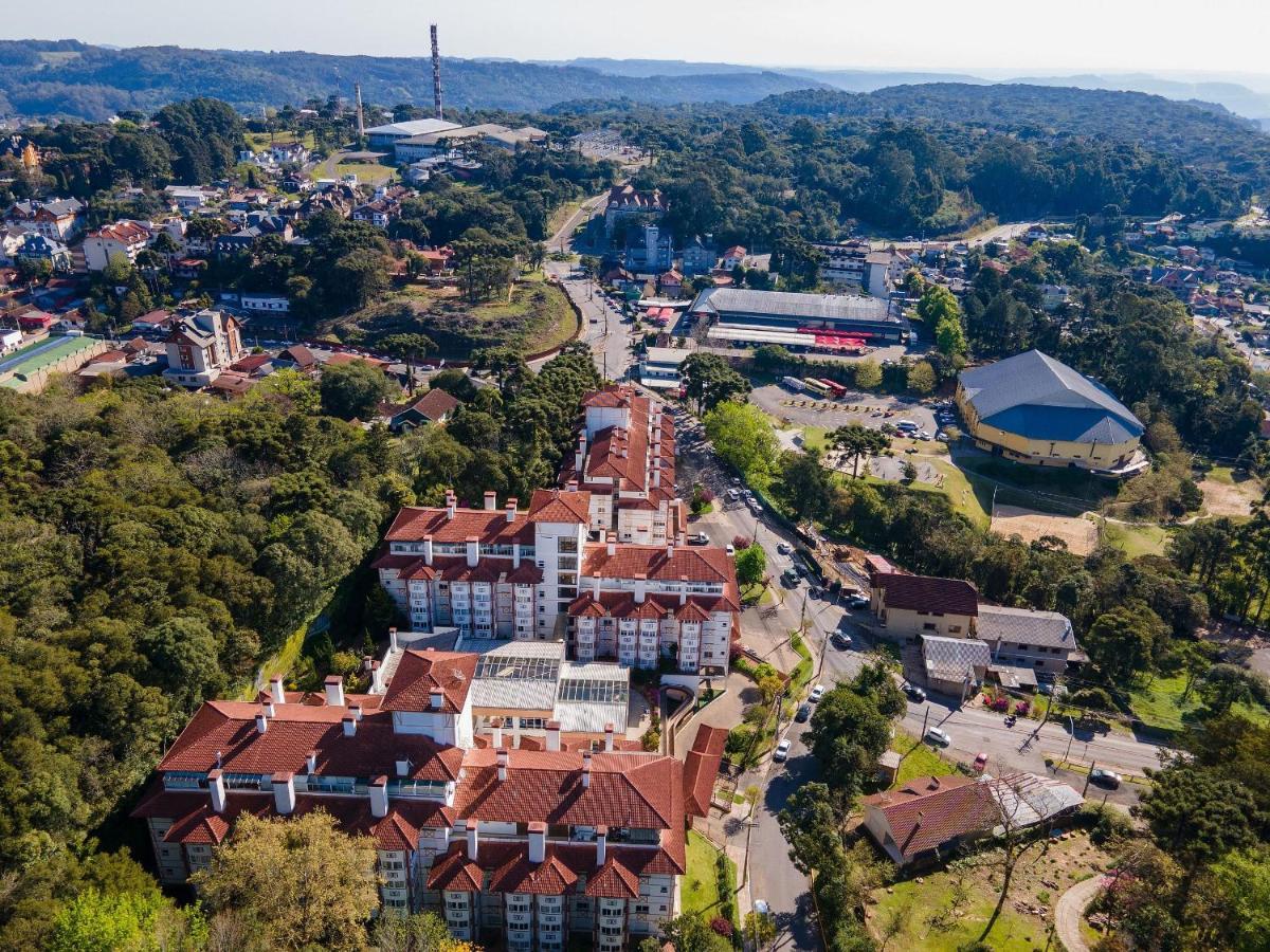 Apto No Centro De Gramado Com Piscina Termica エクステリア 写真
